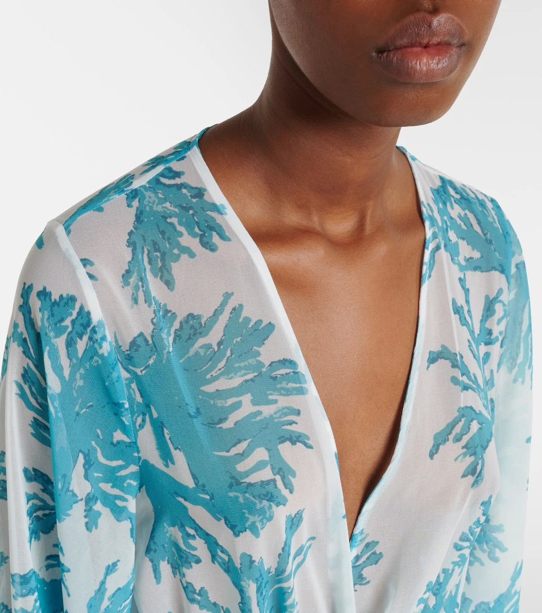 Alexandra Miro - Chloe floral georgette kaftan
