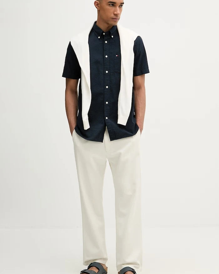 Tommy Hilfiger Erkek Pamuk Gömlek