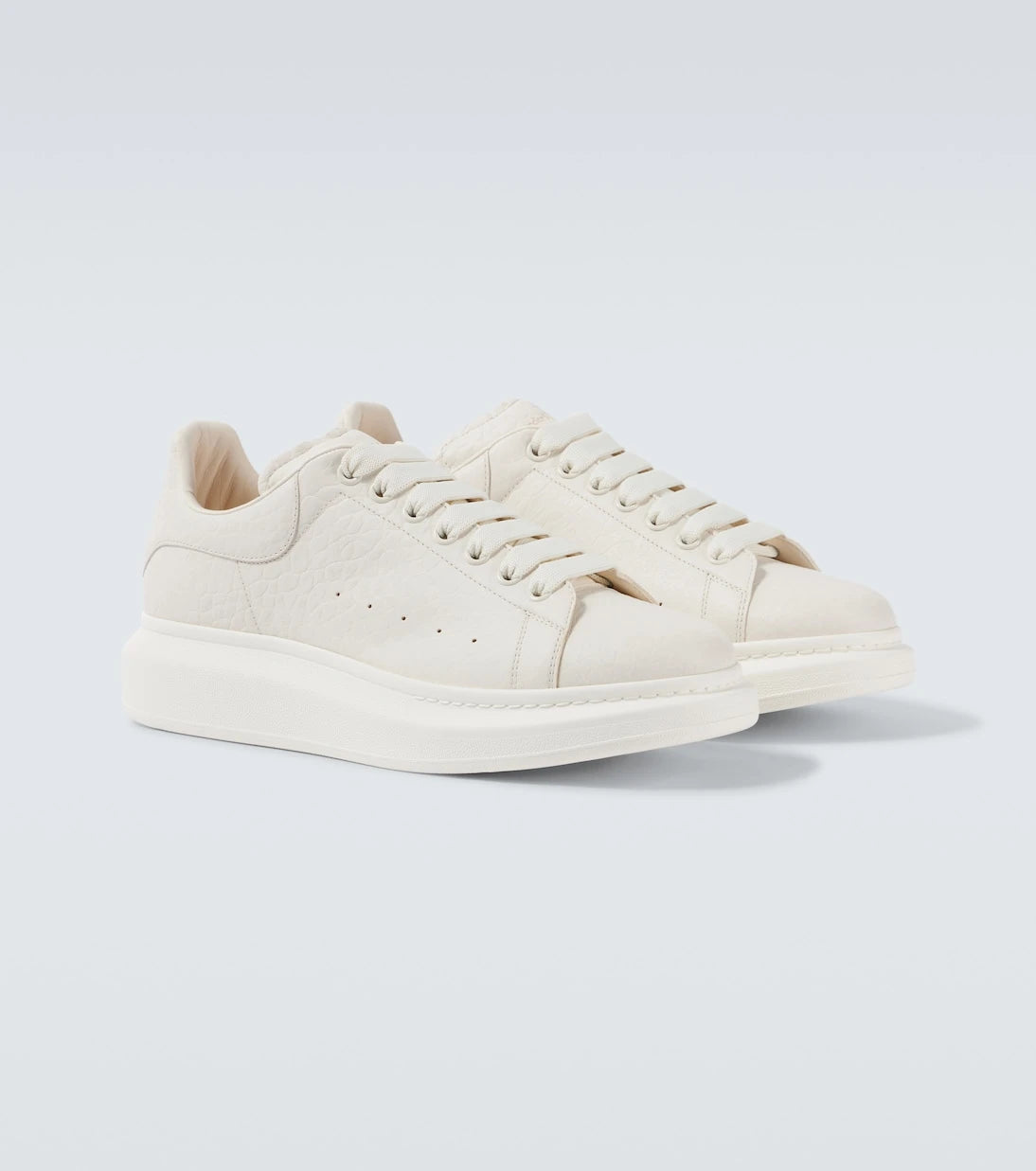 McQueen - Oversized leather sneakers