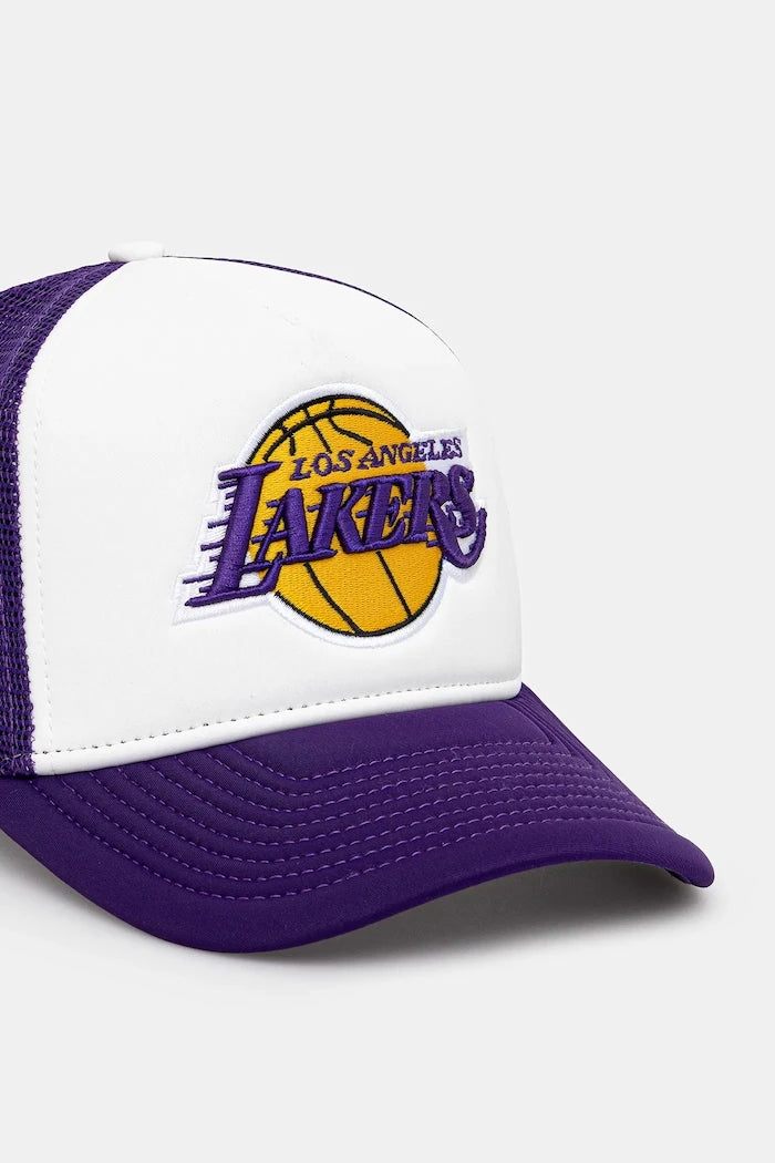 Шапка с козирка New Era NBA Flower Trucker Lakers