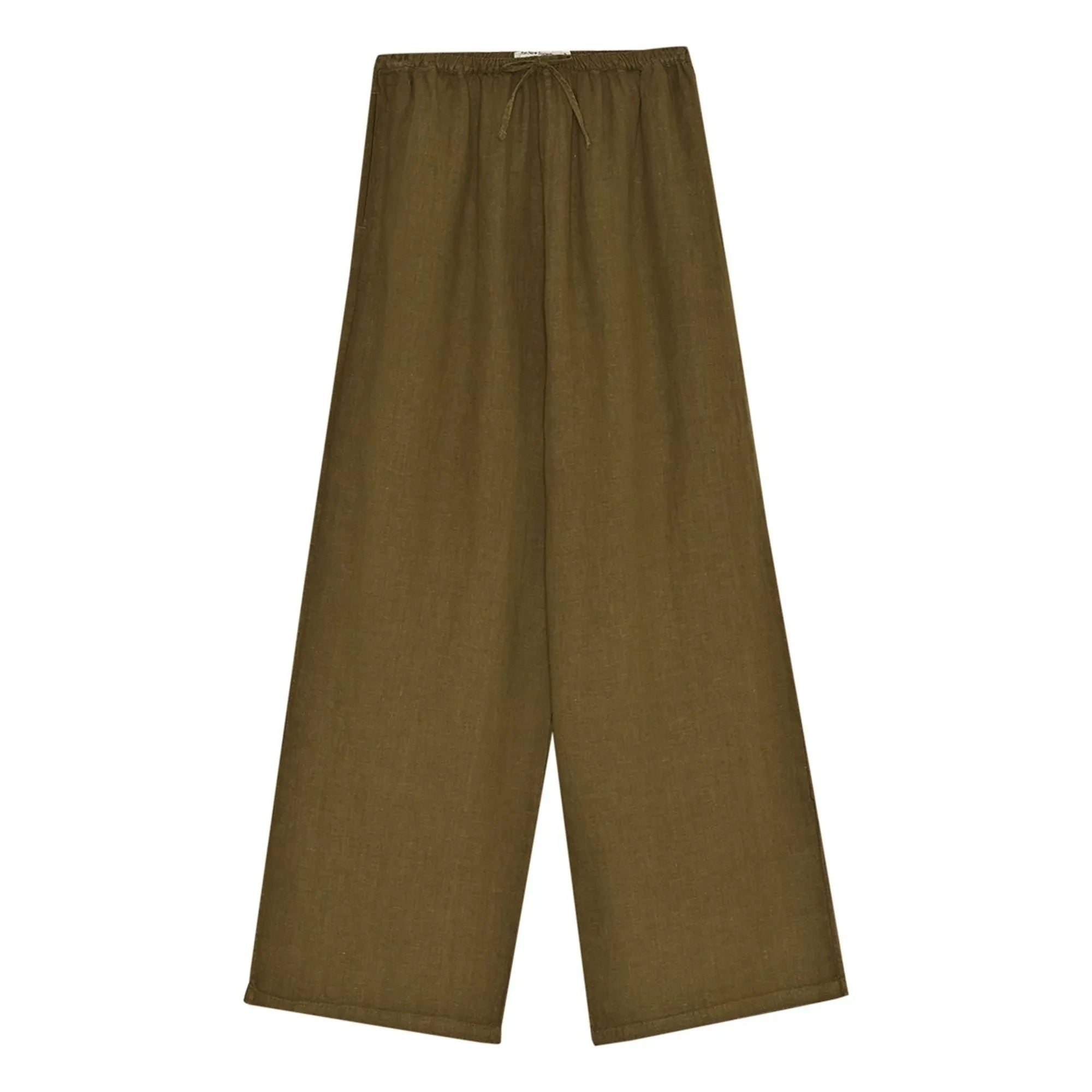 the new society - Melissa Linen Pants | Olive