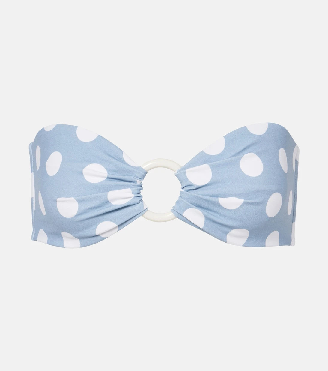 Marysia - Coronada polka-dot bandeau bikini top