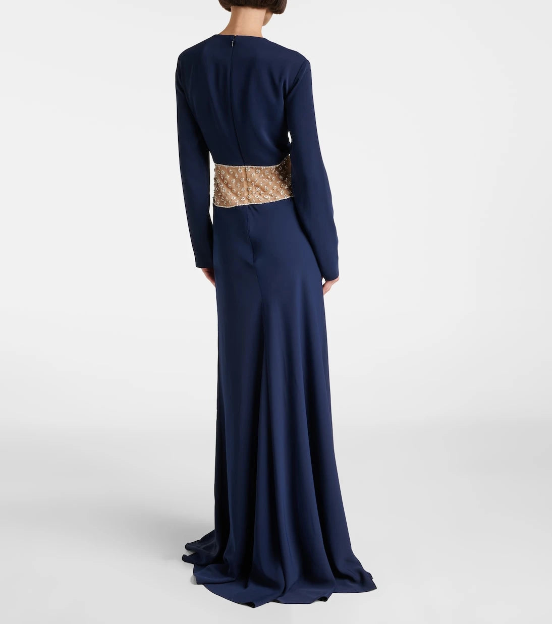 Costarellos - Inara embellished cutout tulle gown