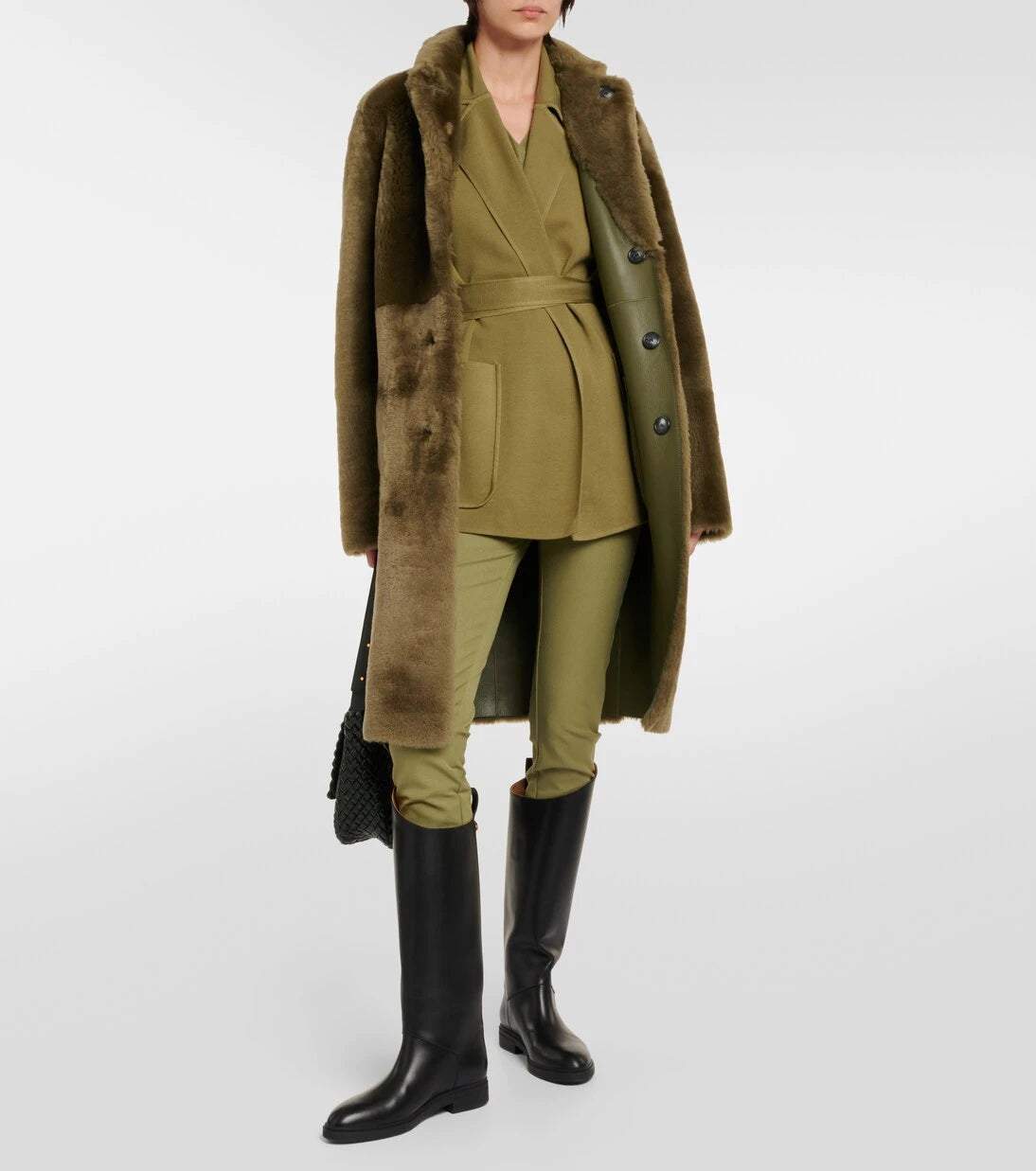Joseph - Silk-blend wrap coat