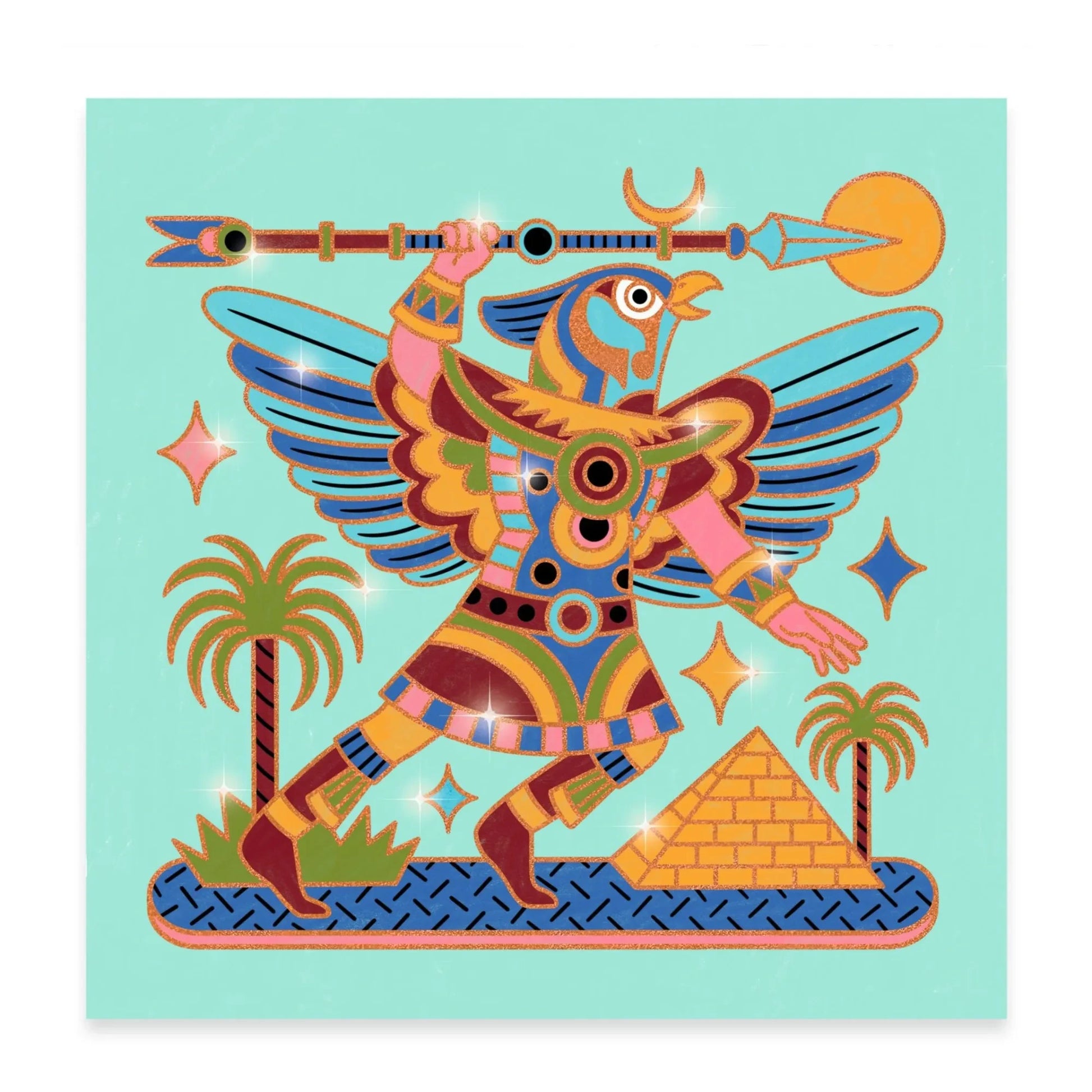 Djeco - Animal Warriors Colouring Pages