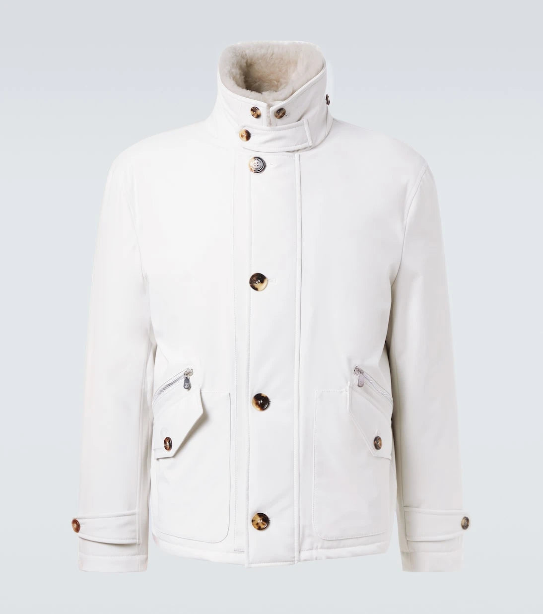 Brunello Cucinelli - Shearling-lined jacket