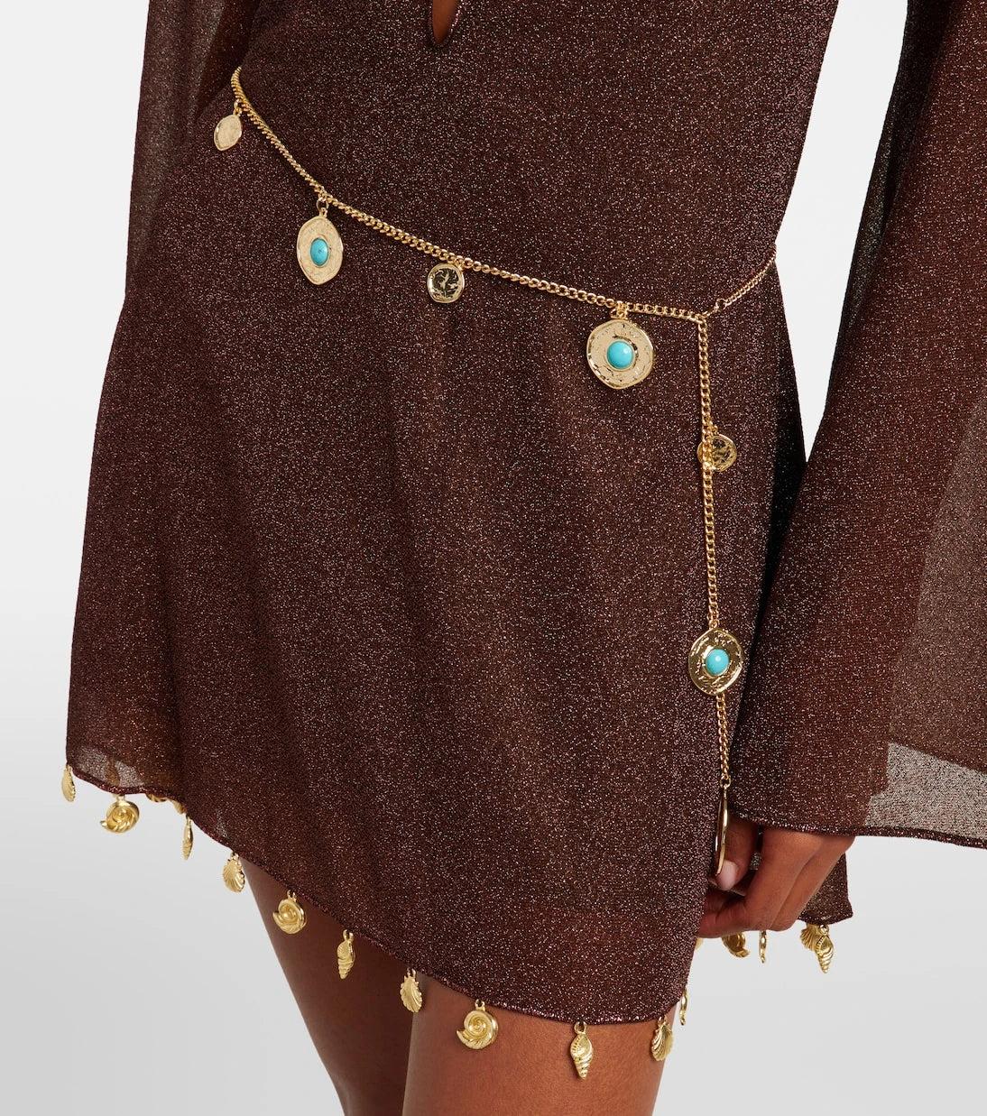 Oséree - Embellished chain belt