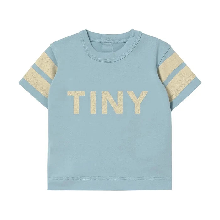 Tinycottons STRIPES LOGO BABY TEE Bebek Pamuklu Tişört