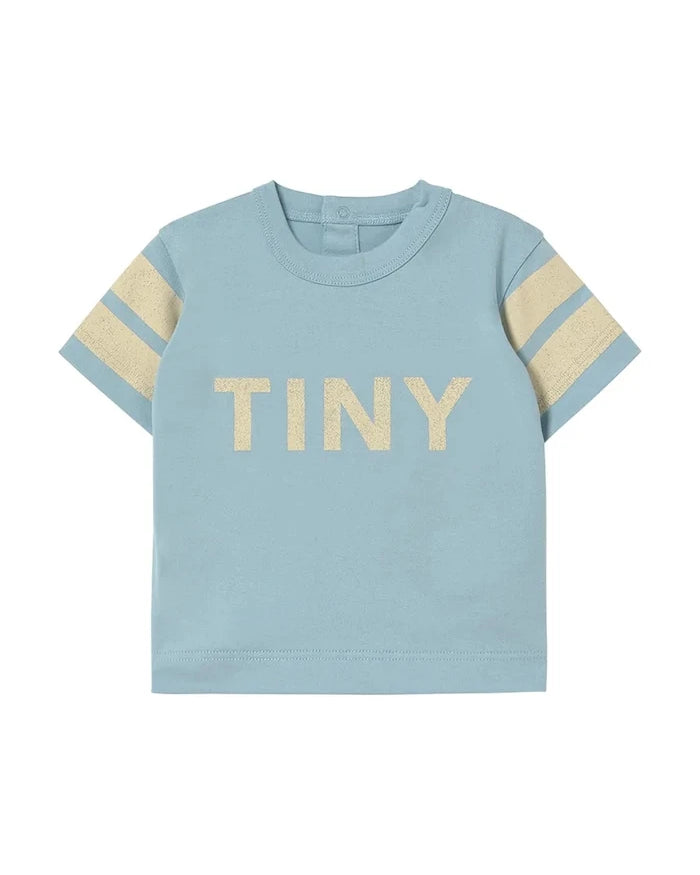 Tinycottons STRIPES LOGO BABY TEE Bebek Pamuklu Tişört