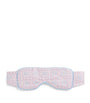Pink Silk Daisy Medallion Jacquard Eye Mask
