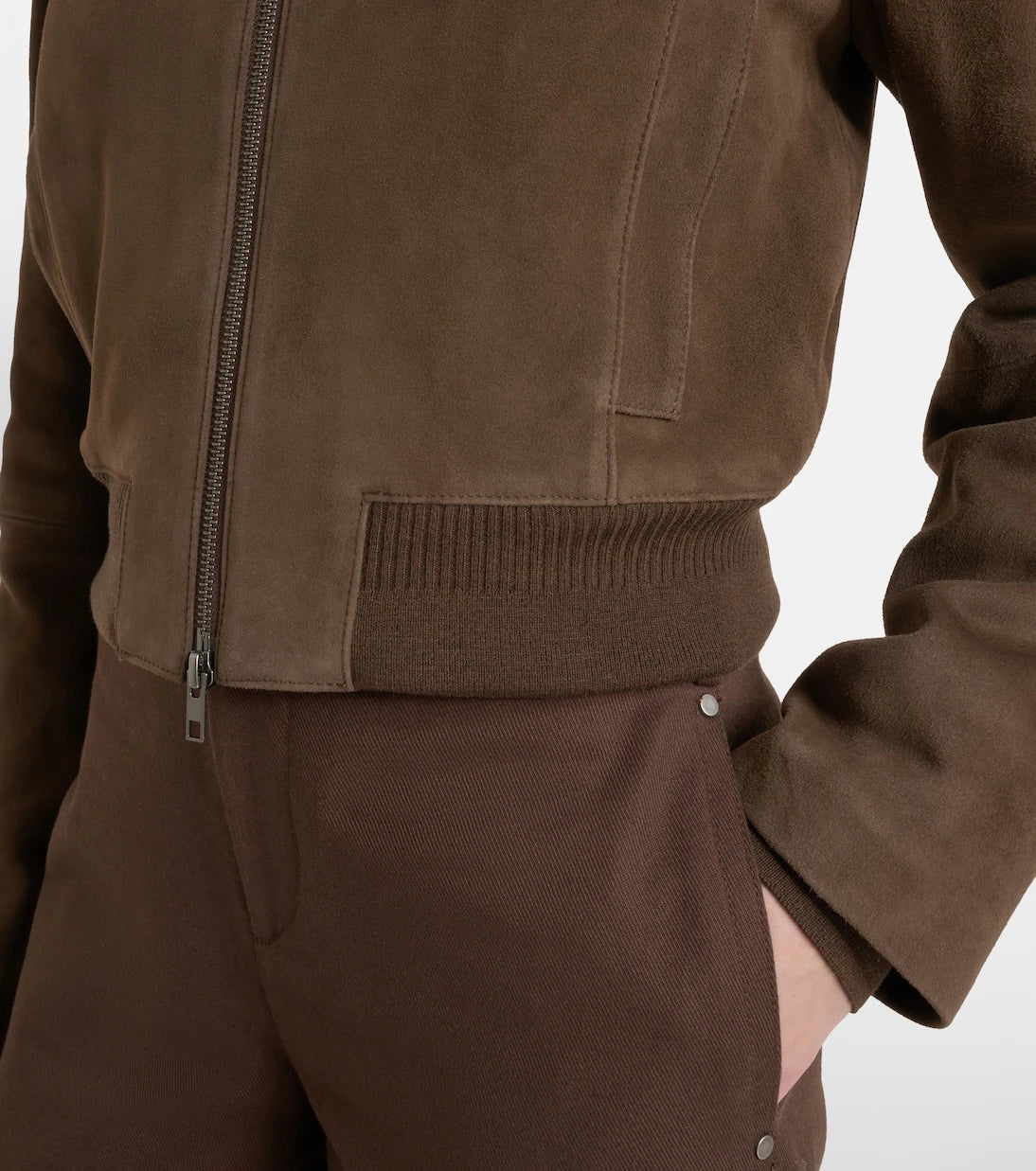 Vince - Suede blouson jacket