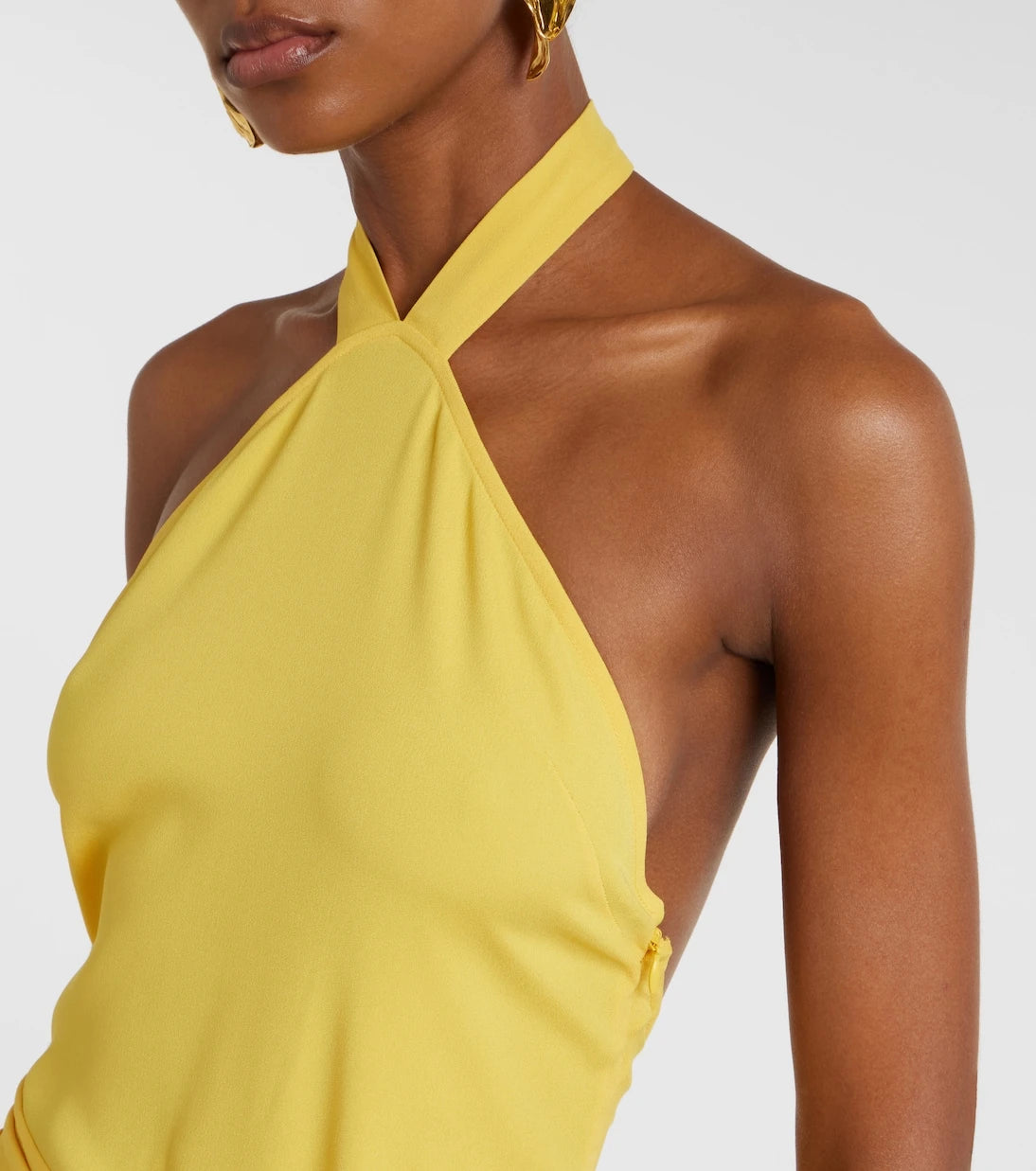 Taller Marmo - Meteora open-back crêpe cady gown