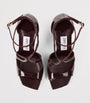 Jimmy Choo Burgundy Azia 95 Leather Sandals