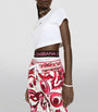 Dolce & Gabbana Multi Logo Crop T-Shirt