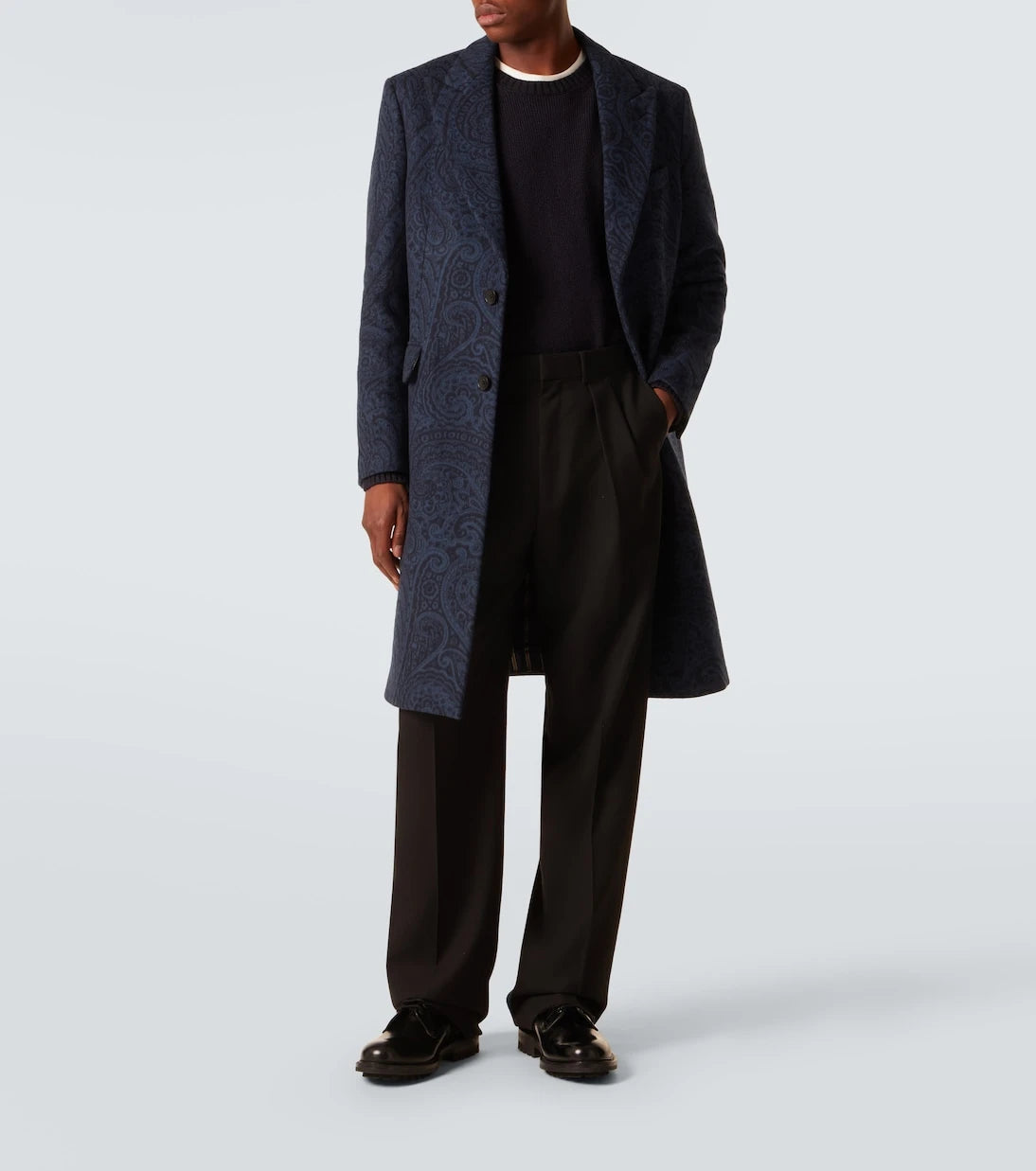 Etro - Paisley wool and cashmere jacquard coat