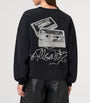 AllSaints Black Reel Print Lila Sweatshirt