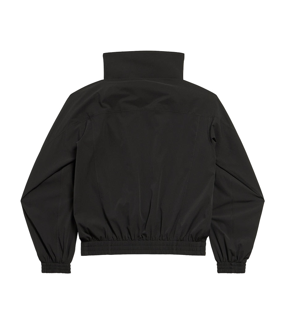 Balenciaga Black Oversized Logo Track Jacket