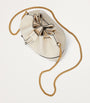 Valentino Garavani White Leather VLogo Bucket Bag