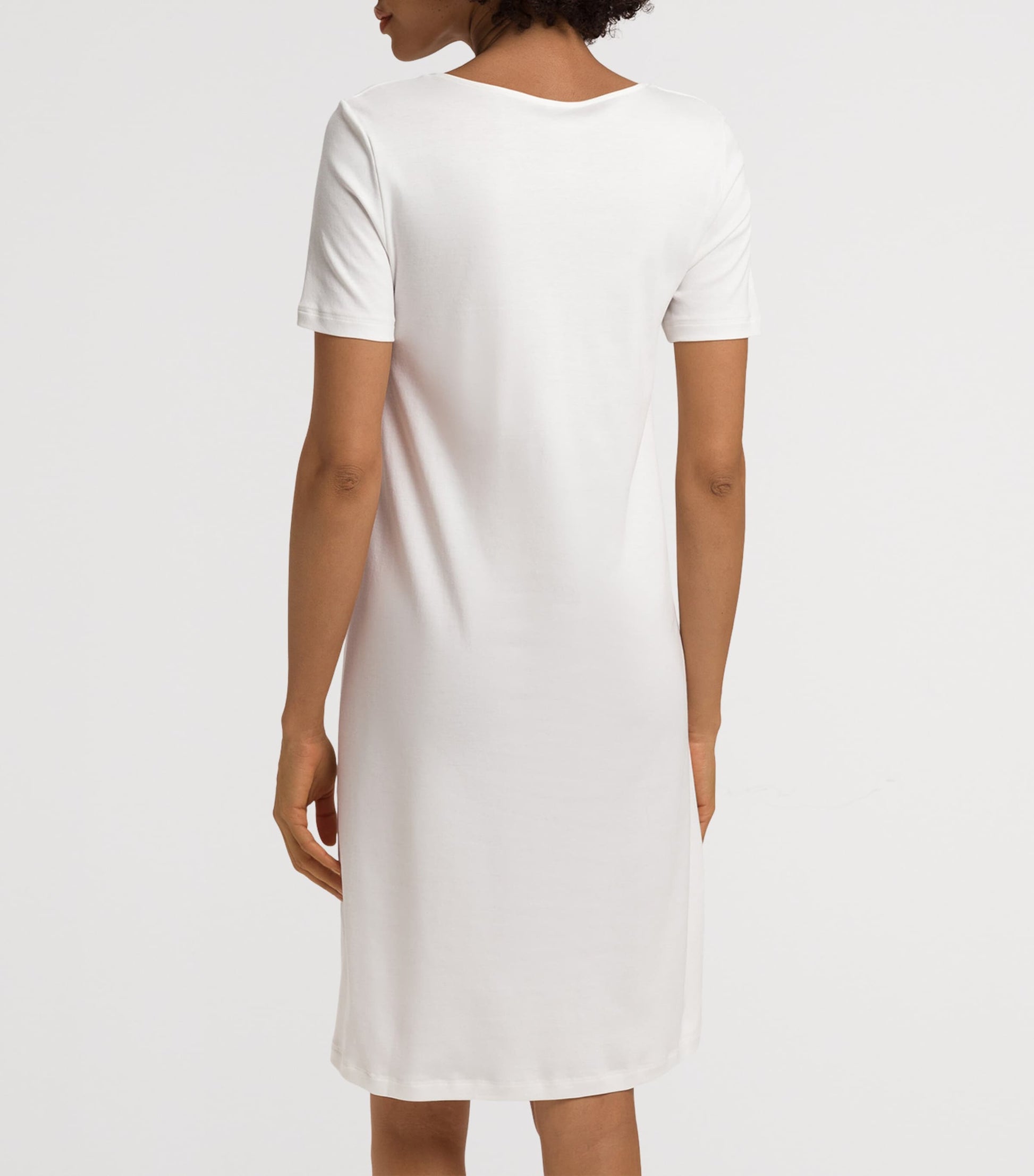 Cotton Short-Sleeve Kalea Nightdress OFF WHITE