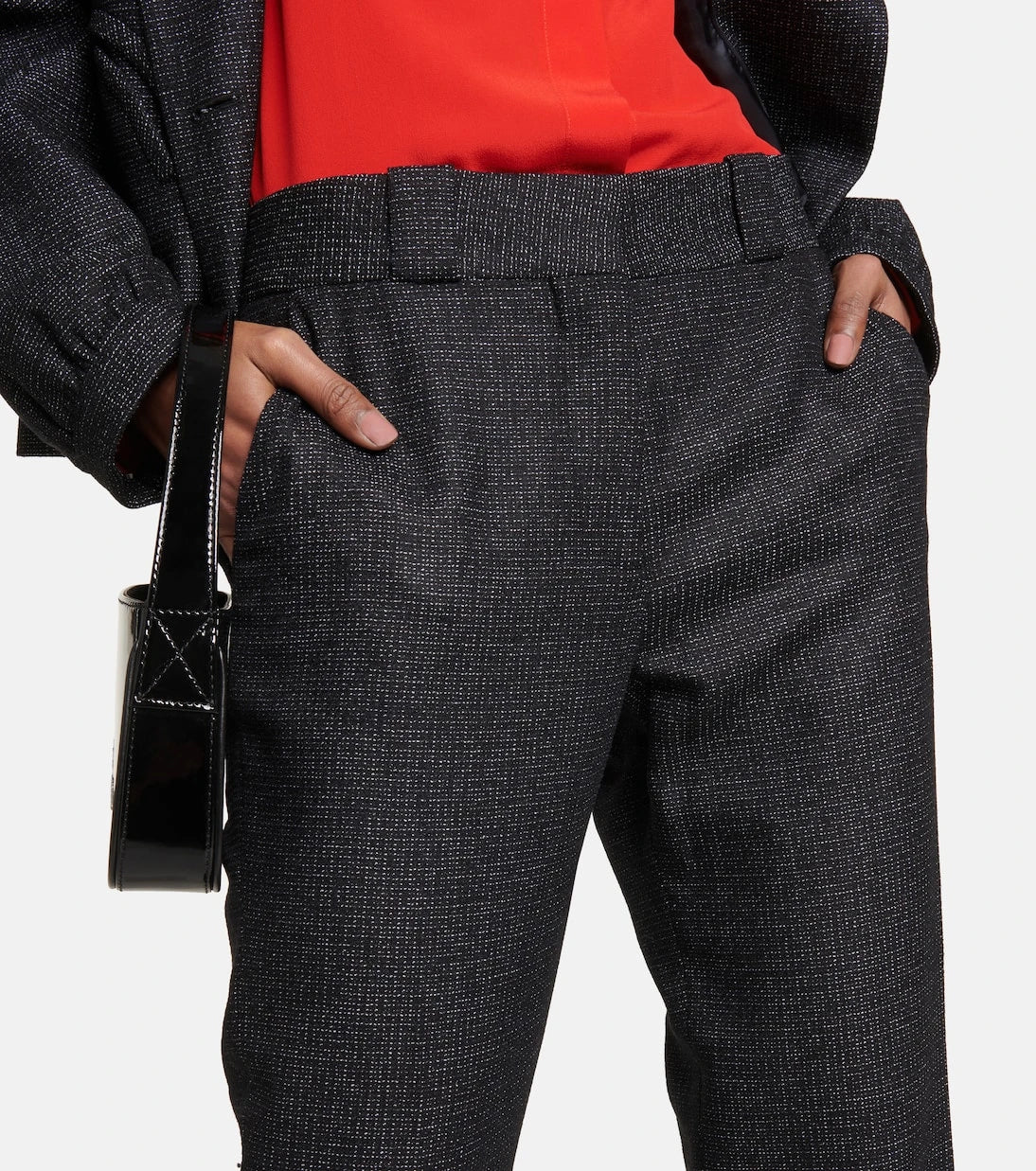 Blazé Milano - Percheron high-rise wool-blend pants