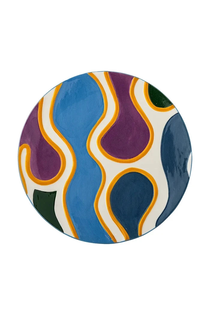 Taşçılık Seramik Tabak Seti 18 x 1 cm