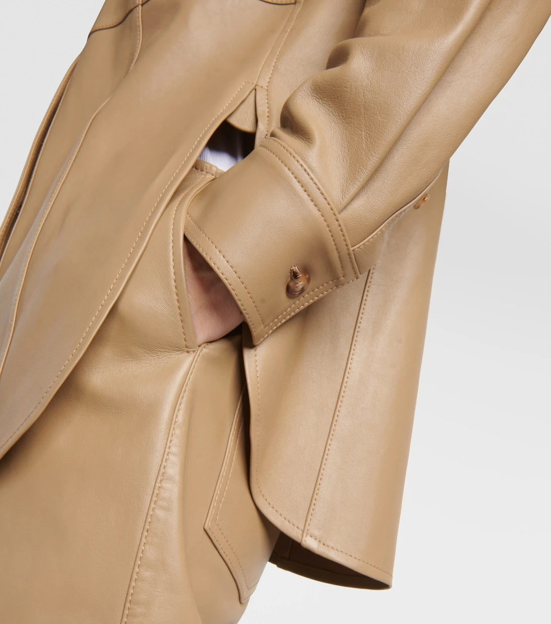Toteme - Leather shirt