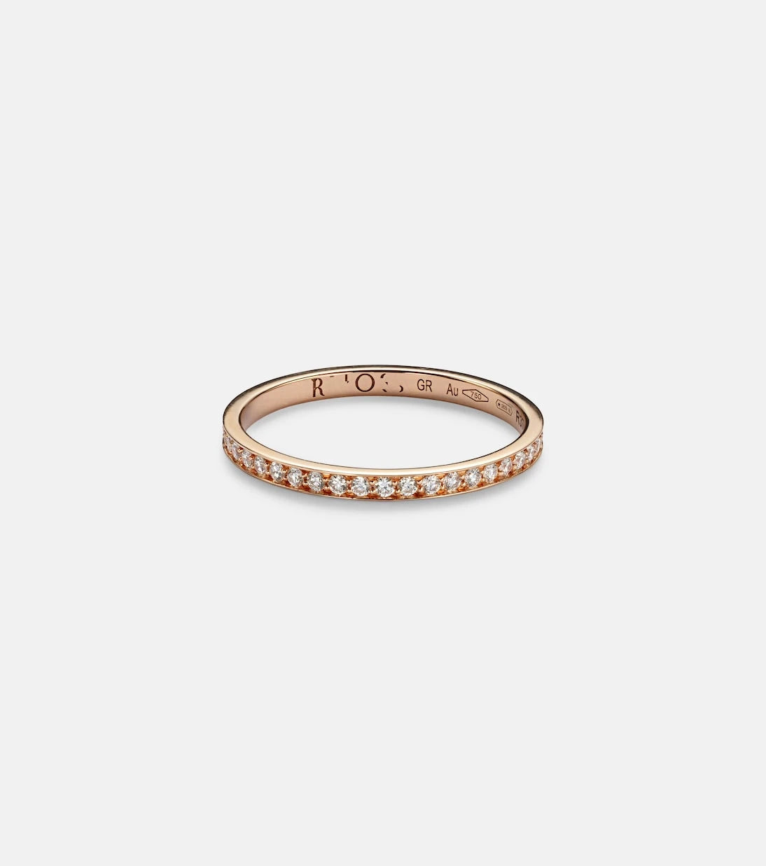 Repossi - Bridal 18kt rose gold ring with diamonds
