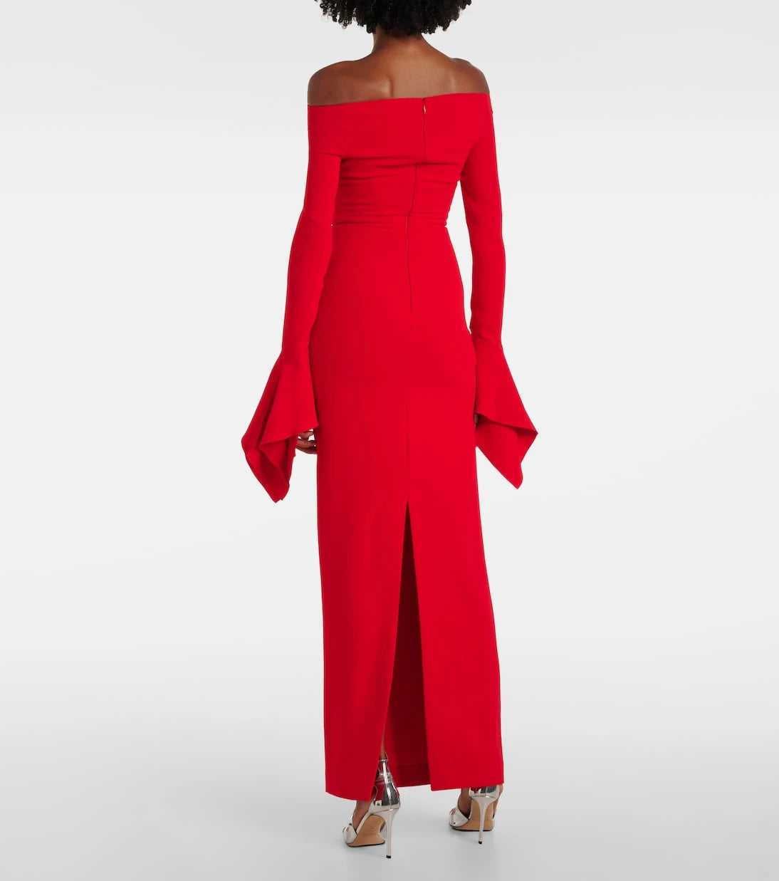Solace London - Amalie off-shoulder gown