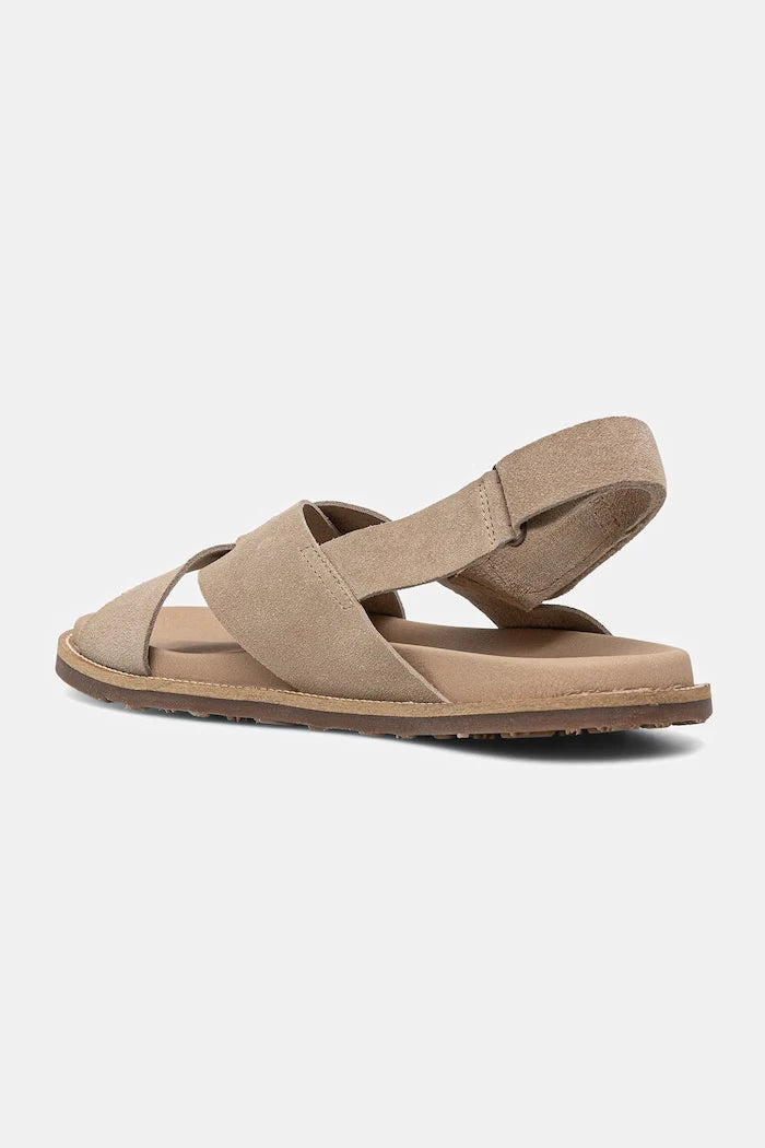 Fly London erkek düz tabanlı süet sandalet MARM391FLY