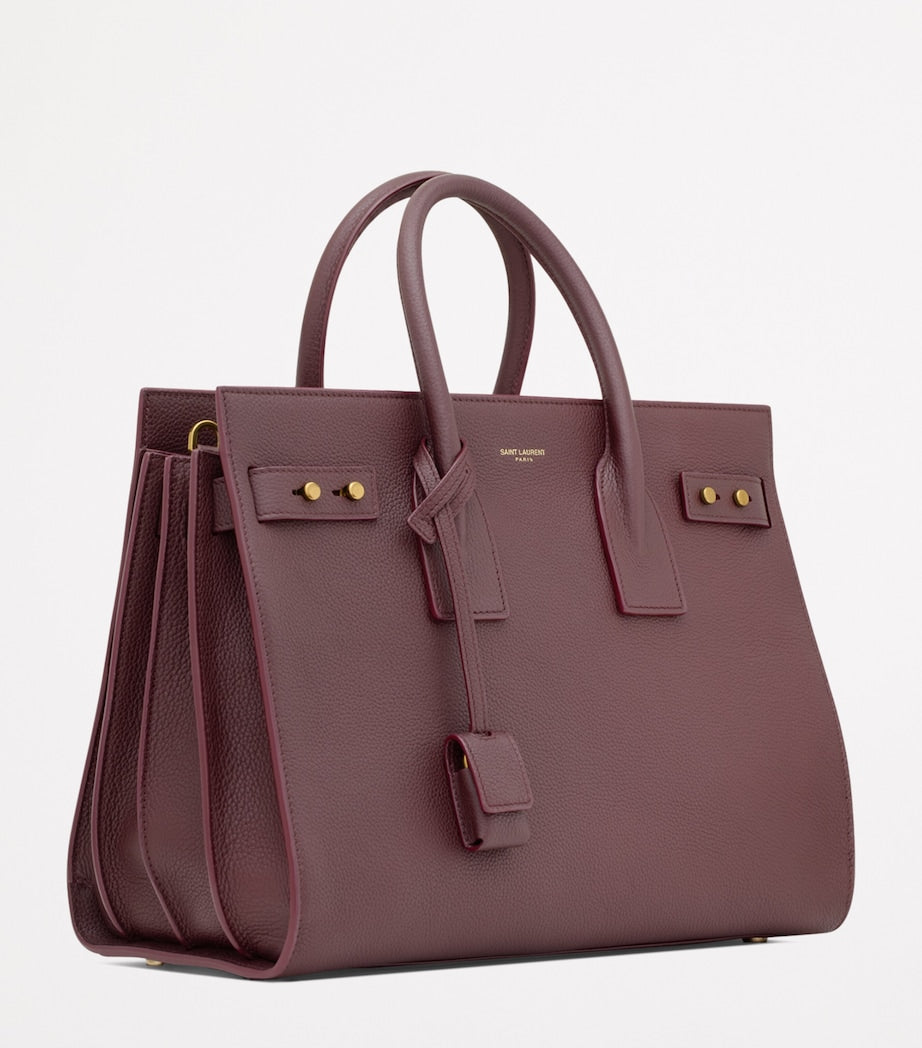Burgundy Small Sac de Jour Tote Bag