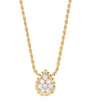 Yellow Gold Diamond Serpent Bohème Pendant Necklace