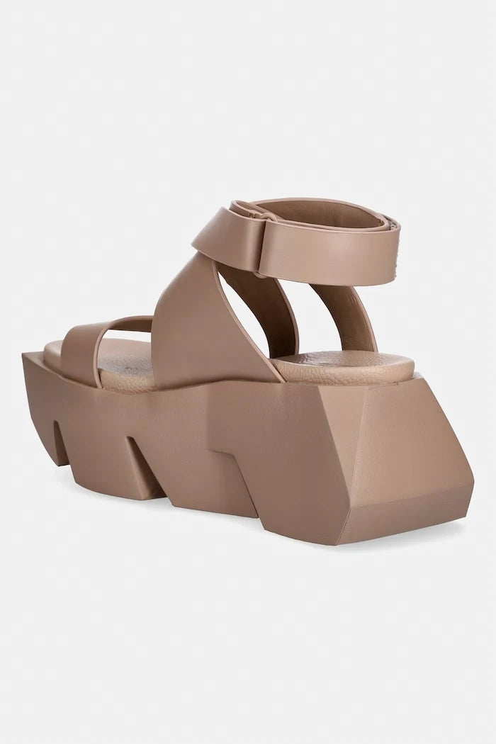 United Nude Kadın Deri Platform Sandalet Bull Way