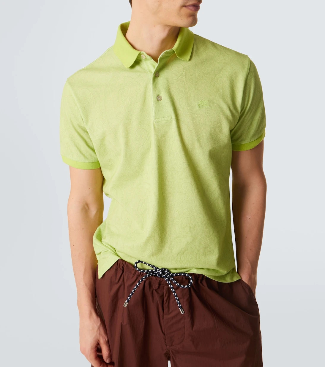 Etro - Paisley cotton polo shirt