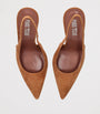 Beige Suede Lidia Slingback Pumps 105