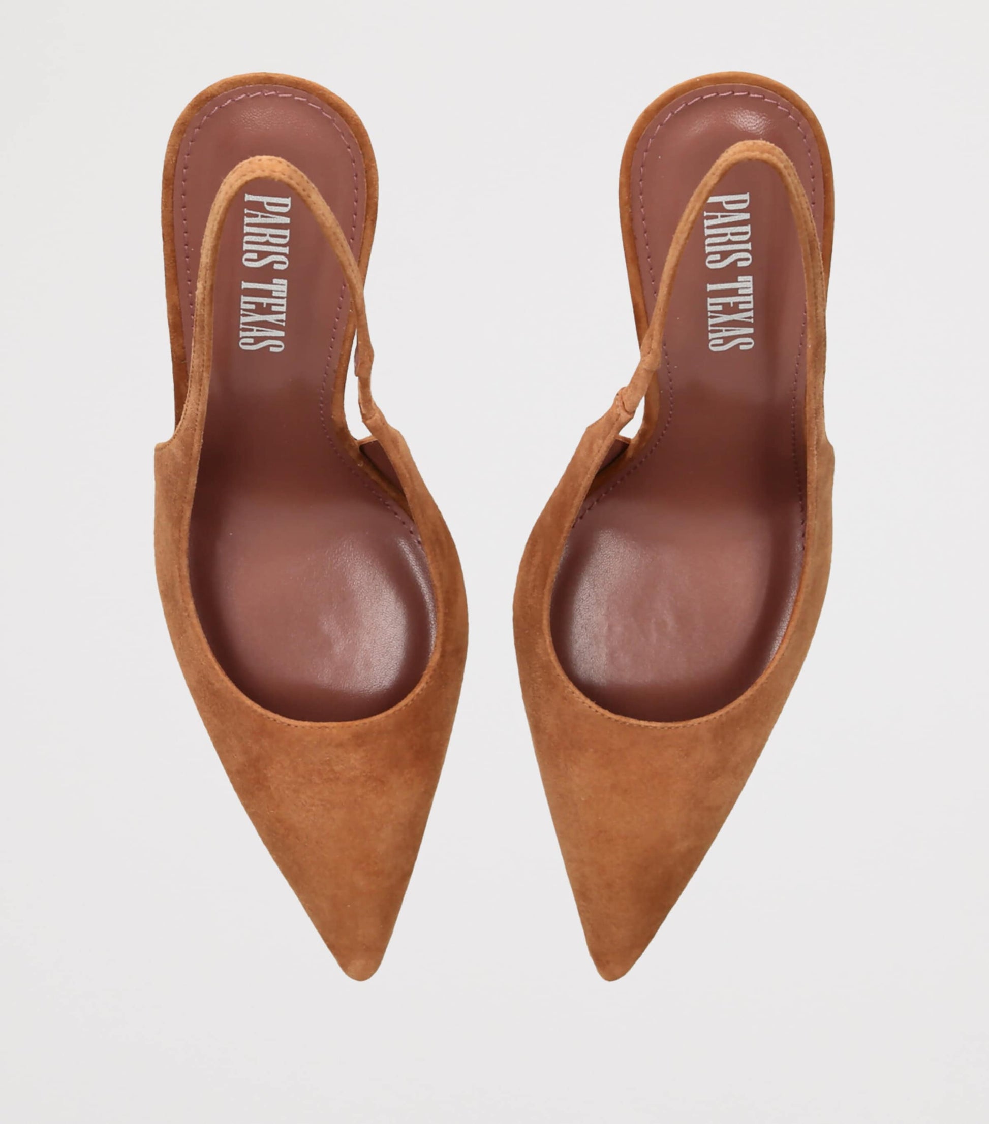 Beige Suede Lidia Slingback Pumps 105