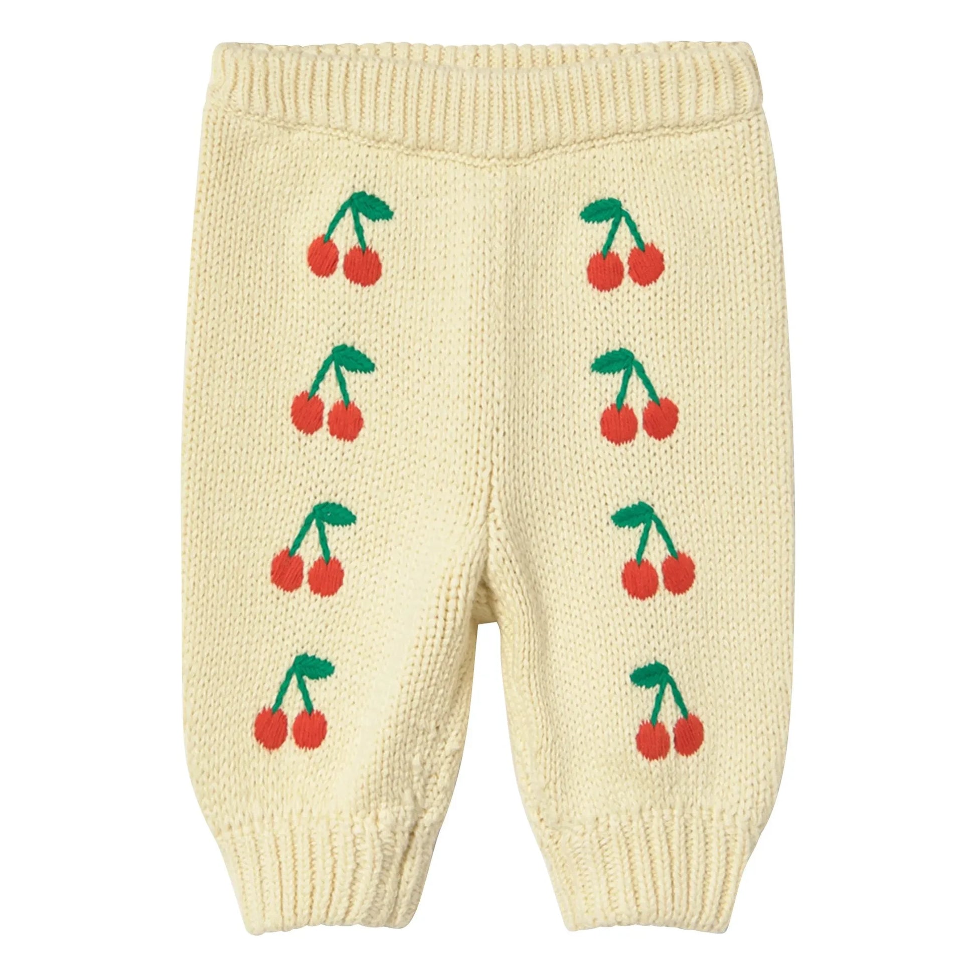 Tinycottons - Cerises Maille Pants | Yellow