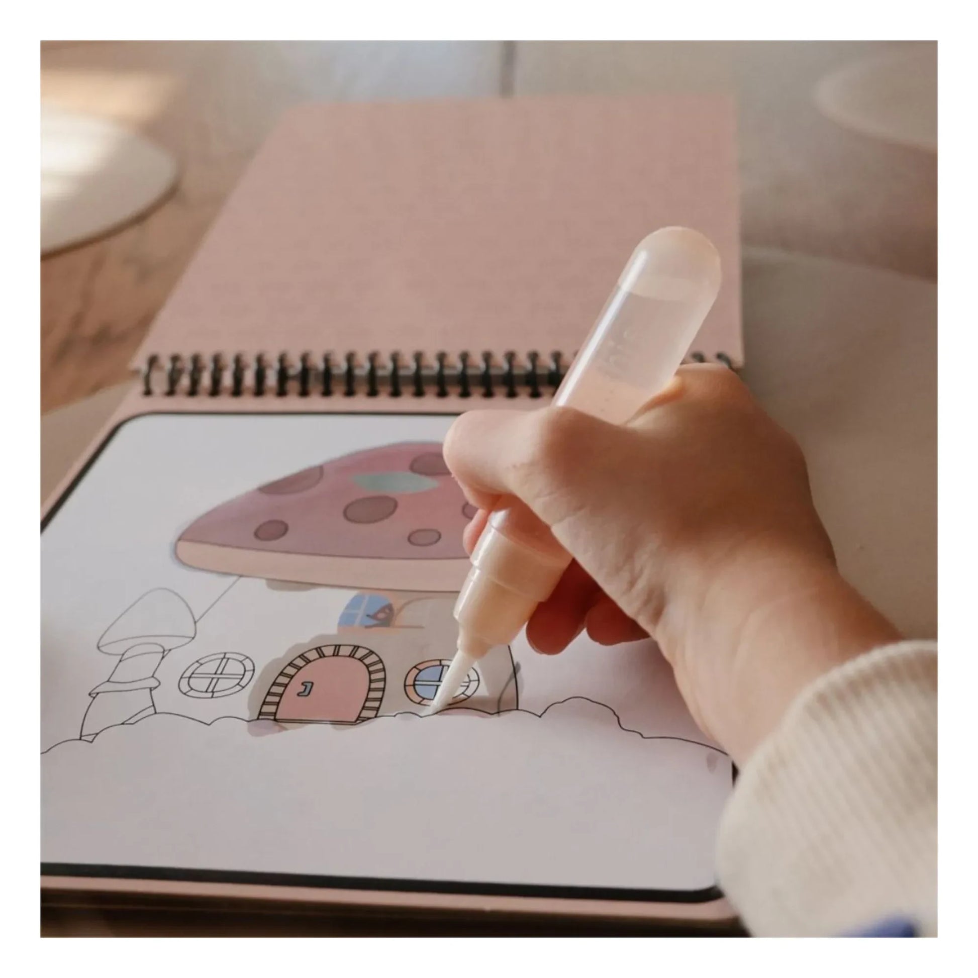 Mushie - Fées erasable coloring book | Pink