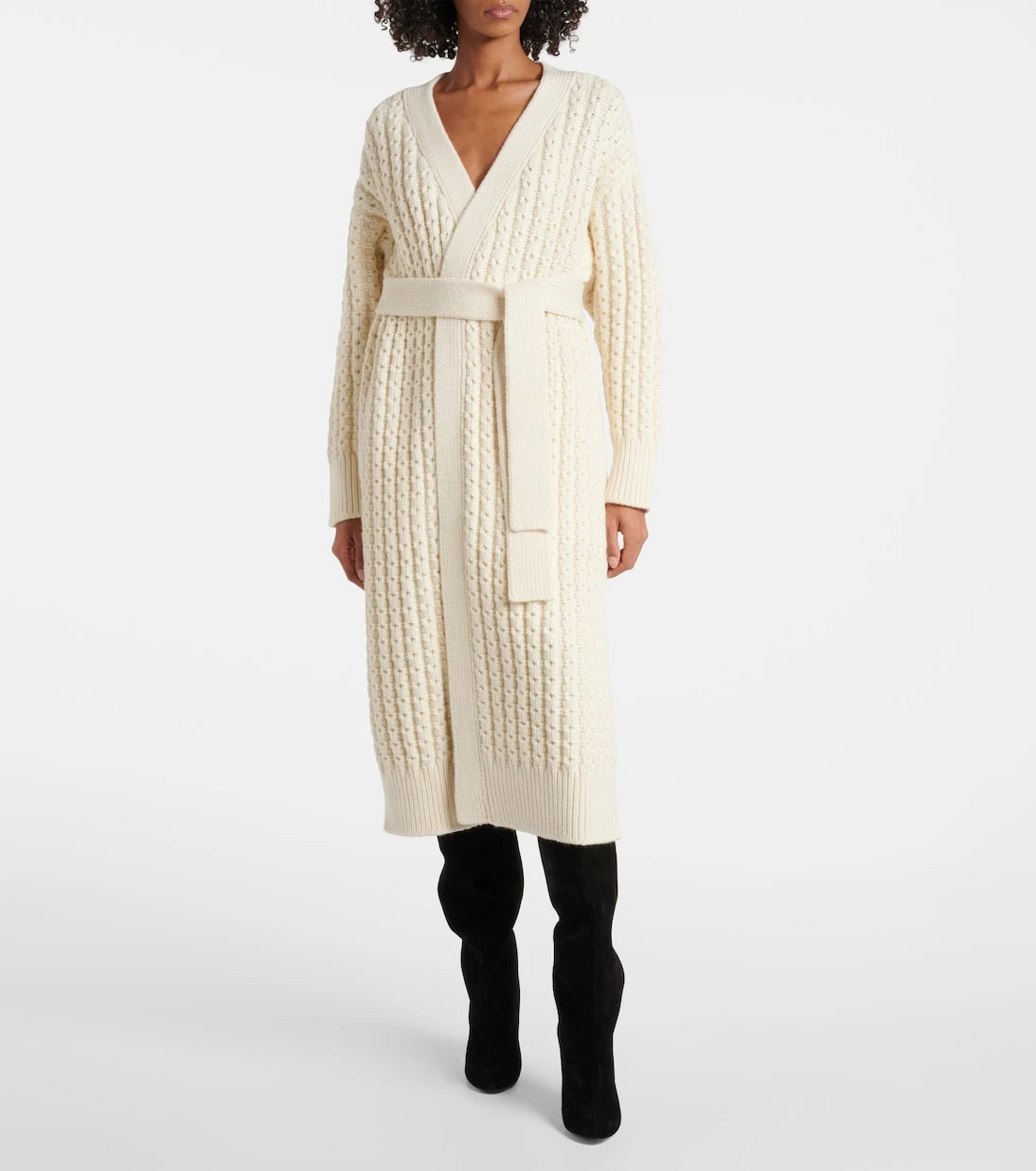 Alaïa - Wool wrap cardigan
