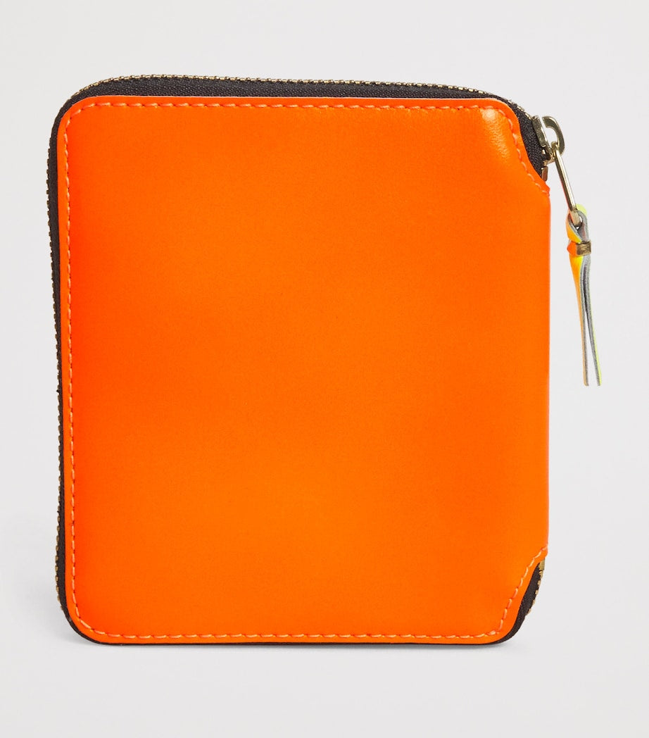 Comme Des Garçons Wallet Medium Leather Super Fluo Wallet