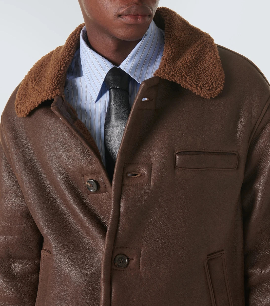 Our Legacy - Faux leather tie