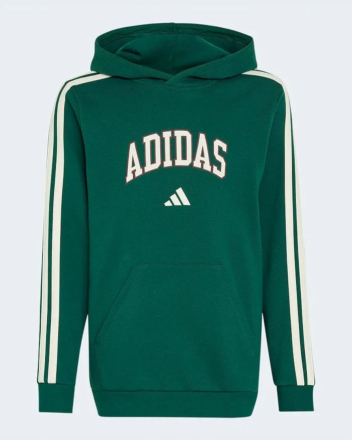 adidas kapüşonlu çocuk pamuklu sweatshirt