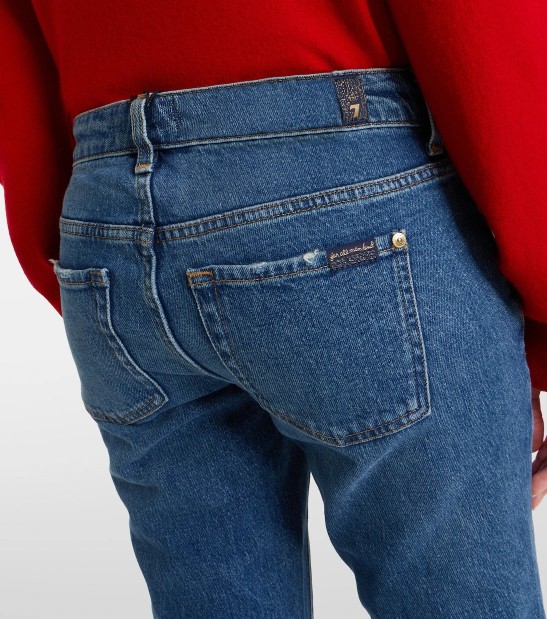 7 For All Mankind - Low Cigarette slim jeans