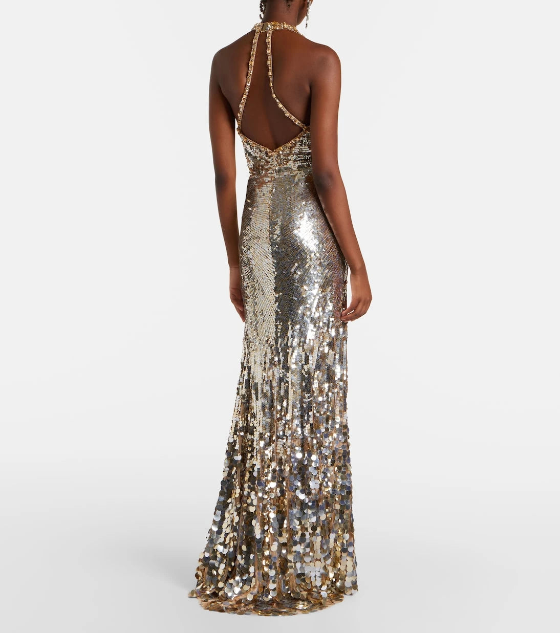 Jenny Packham - Mars gathered sequined gown