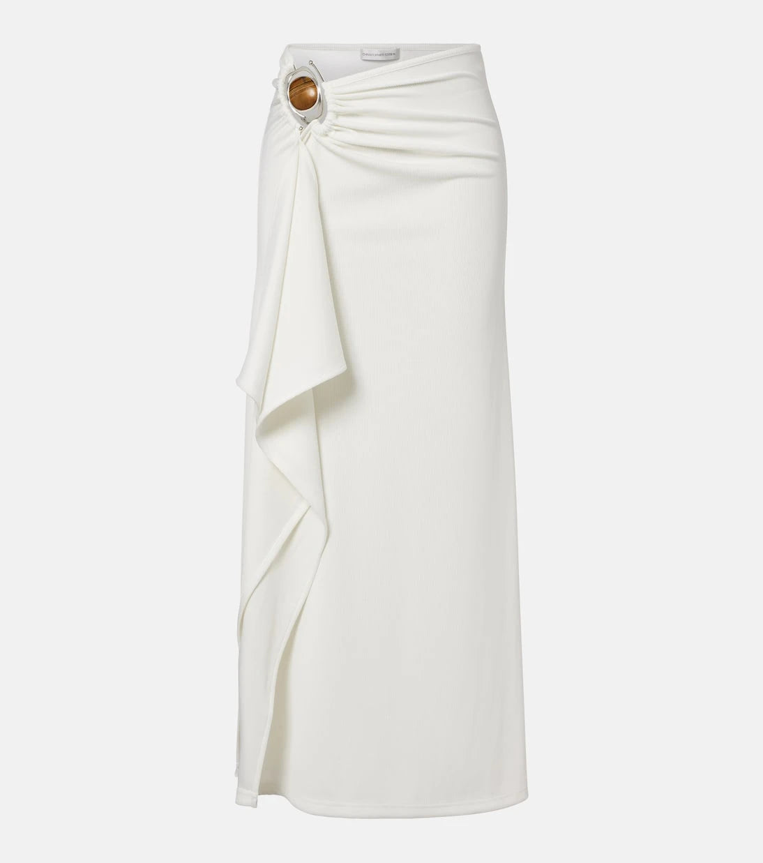 Christopher Esber - Occhio embellished jersey maxi skirt