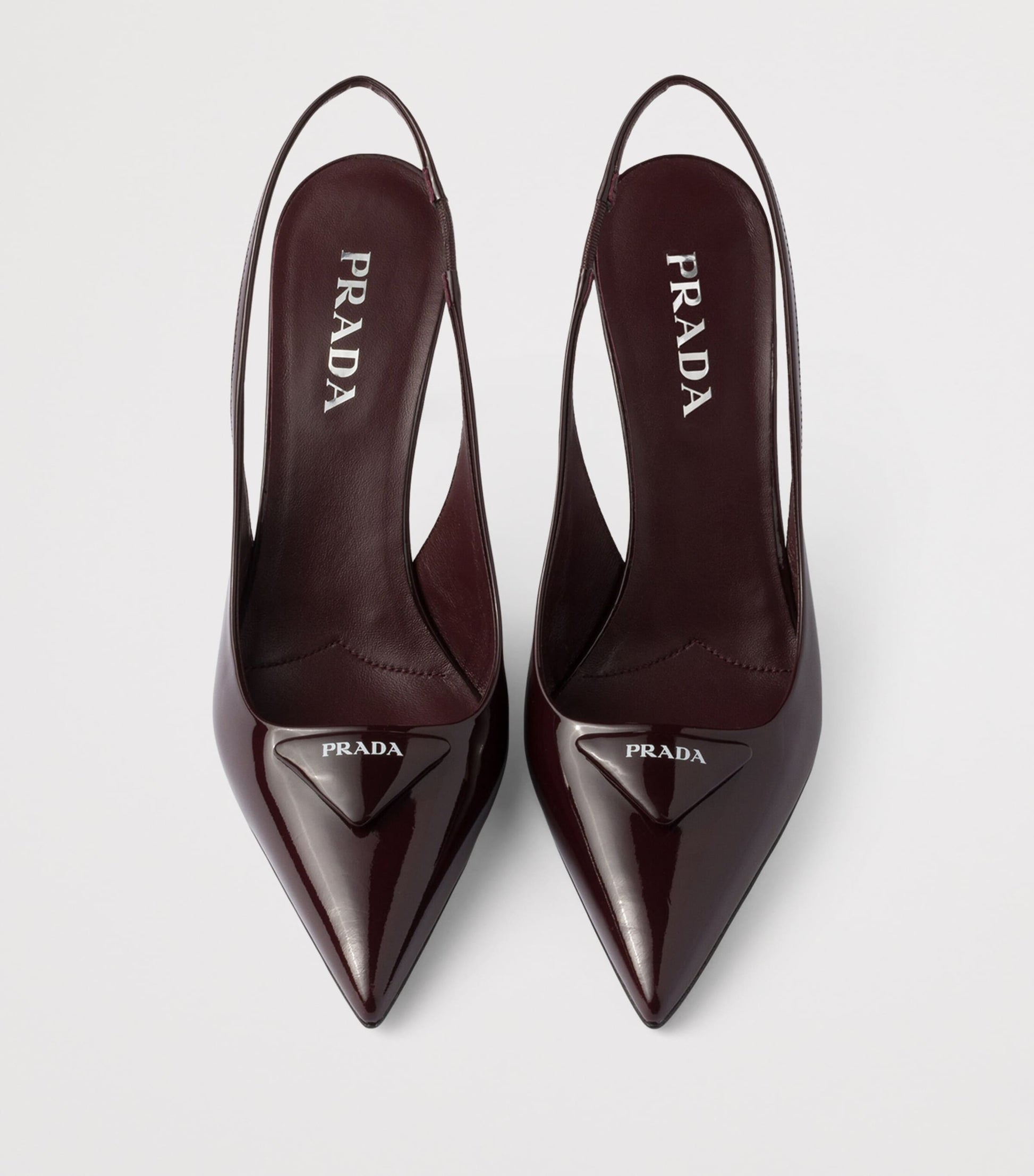 Prada Patent Leather Slingback Pumps 75