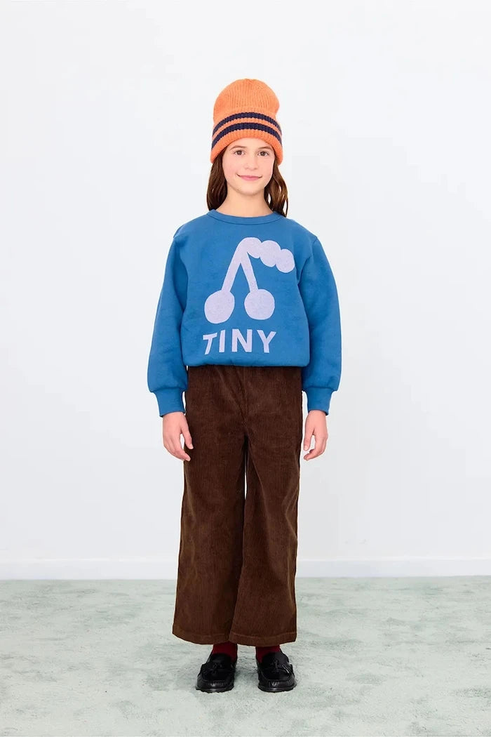Детски памучен суичър Tinycottons CHERRY GRAPHIC SWEATSHIRT