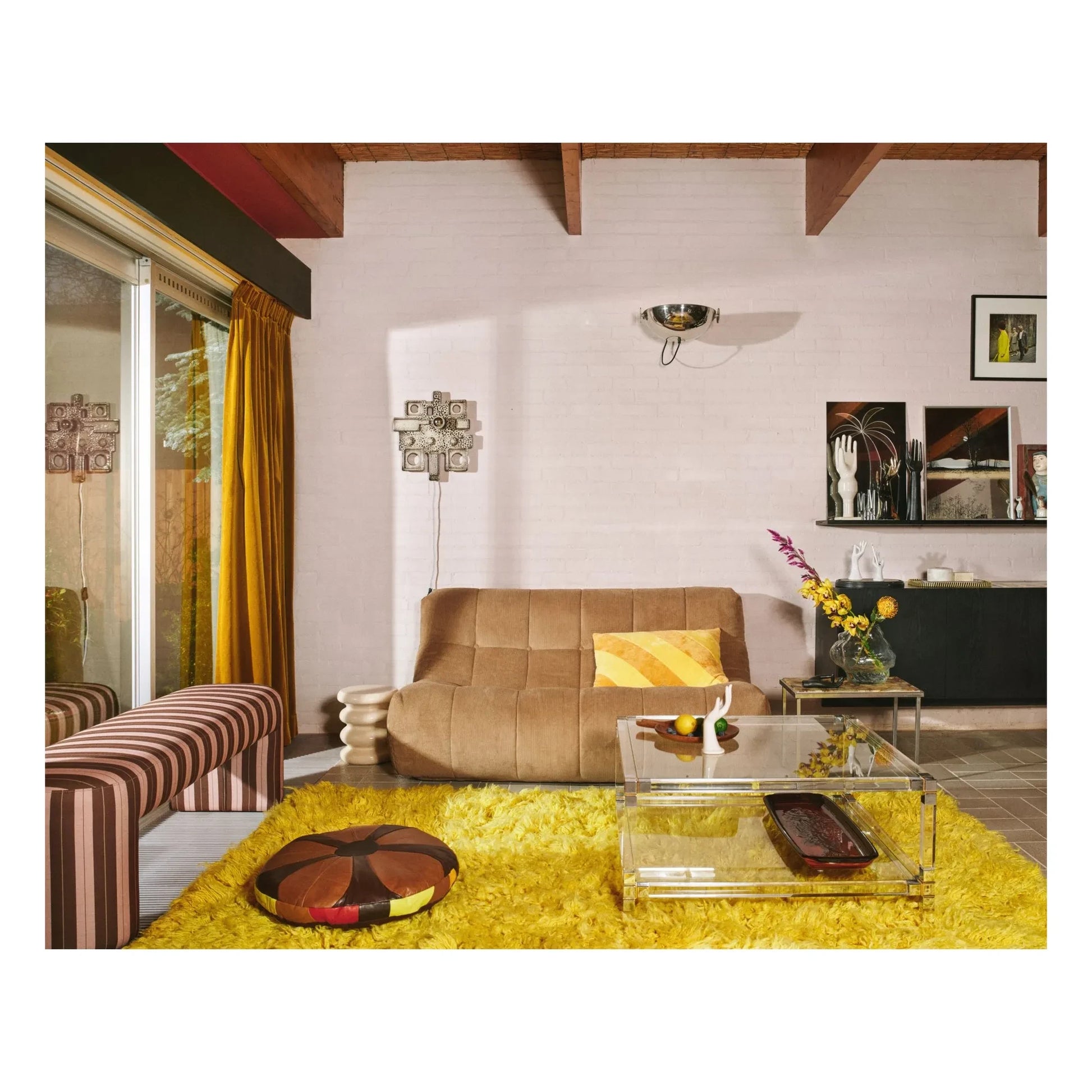 HKliving - Lobby bench | Pink