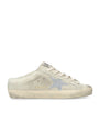 Golden Goose White Suede Super-Star Sabot Sneakers