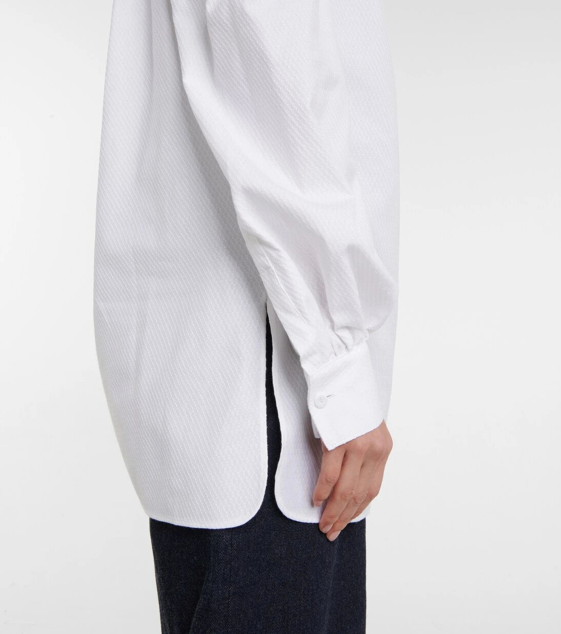 Gabriela Hearst - Augustin lace-trimmed blouse