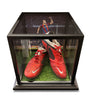Andrés Iniesta Multi Match-Worn & Signed 2010-11 Barca Season Boots Framed Display